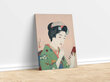 Reprodukcija Woman Applying Rouge (Goyō Hashiguchi), 100x70 cm kaina ir informacija | Reprodukcijos, paveikslai | pigu.lt