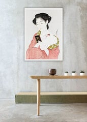 Репродукция Женщина, наносящая пудру (Гойо Хасигути), 100x70 см цена и информация | Репродукции, картины | pigu.lt