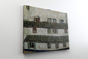 Reprodukcija House wall (window) (Egon Schiele), 40x35 cm kaina ir informacija | Reprodukcijos, paveikslai | pigu.lt