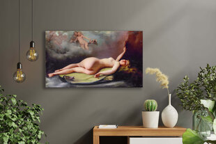 Reprodukcija Reclining Female Nude (Luis Ricardo Falero), 80x40 cm kaina ir informacija | Reprodukcijos, paveikslai | pigu.lt