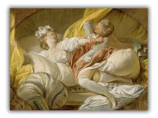 Reprodukcija The Beautiful Servant (Jean-Honore Fragonard), 80x65 cm kaina ir informacija | Reprodukcijos, paveikslai | pigu.lt