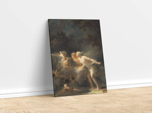 Reprodukcija The Fountain of Love (Jean-Honore Fragonard), 60x50 cm kaina ir informacija | Reprodukcijos, paveikslai | pigu.lt
