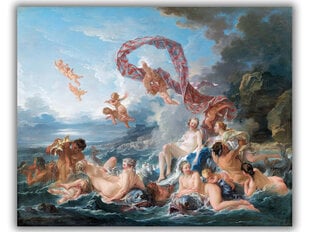 Reprodukcija The Triumph of Venus (Francois Boucher), 40x35 cm kaina ir informacija | Reprodukcijos, paveikslai | pigu.lt