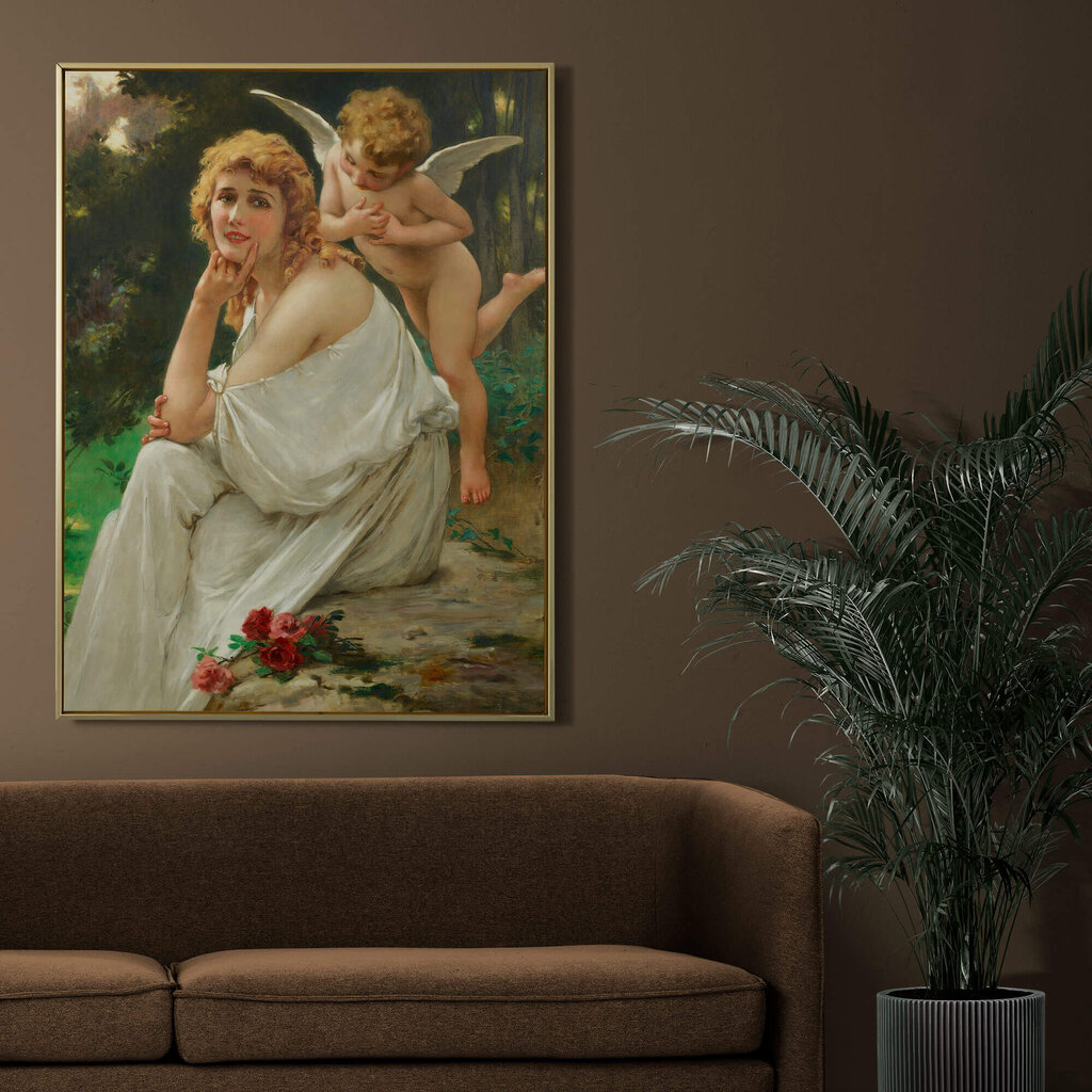 Reprodukcija Love’s Muse (Portrait of Mary Pickford) (Guillaume Seignac), 40x35 cm kaina ir informacija | Reprodukcijos, paveikslai | pigu.lt