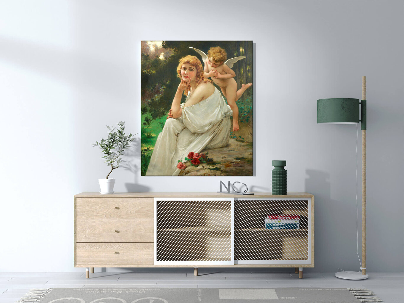Reprodukcija Love’s Muse (Portrait of Mary Pickford) (Guillaume Seignac), 40x35 cm kaina ir informacija | Reprodukcijos, paveikslai | pigu.lt
