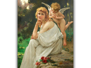 Reprodukcija Love’s Muse (Portrait of Mary Pickford) (Guillaume Seignac), 60x50 cm kaina ir informacija | Reprodukcijos, paveikslai | pigu.lt