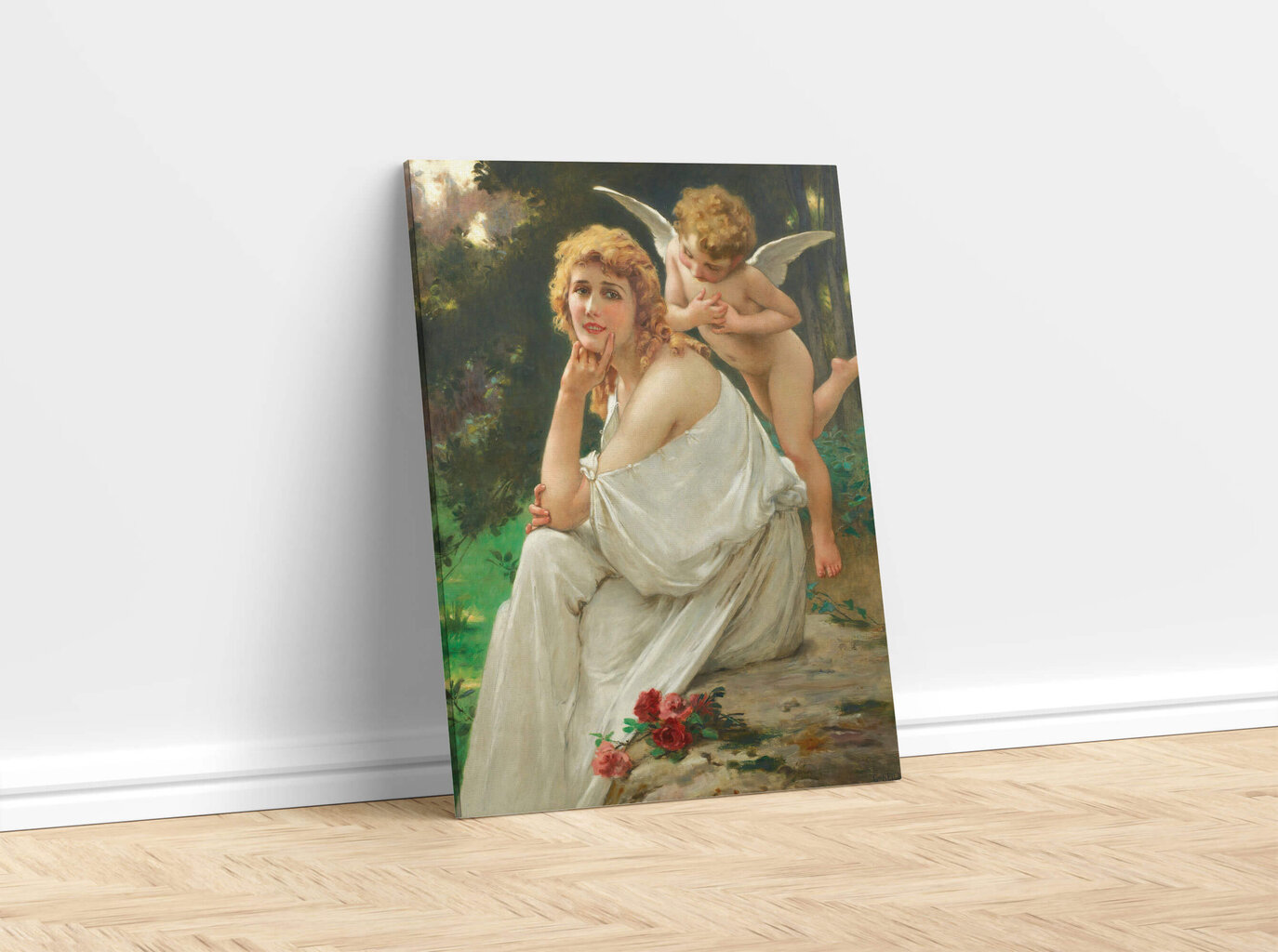 Reprodukcija Love’s Muse (Portrait of Mary Pickford) (Guillaume Seignac), 100x80 cm цена и информация | Reprodukcijos, paveikslai | pigu.lt