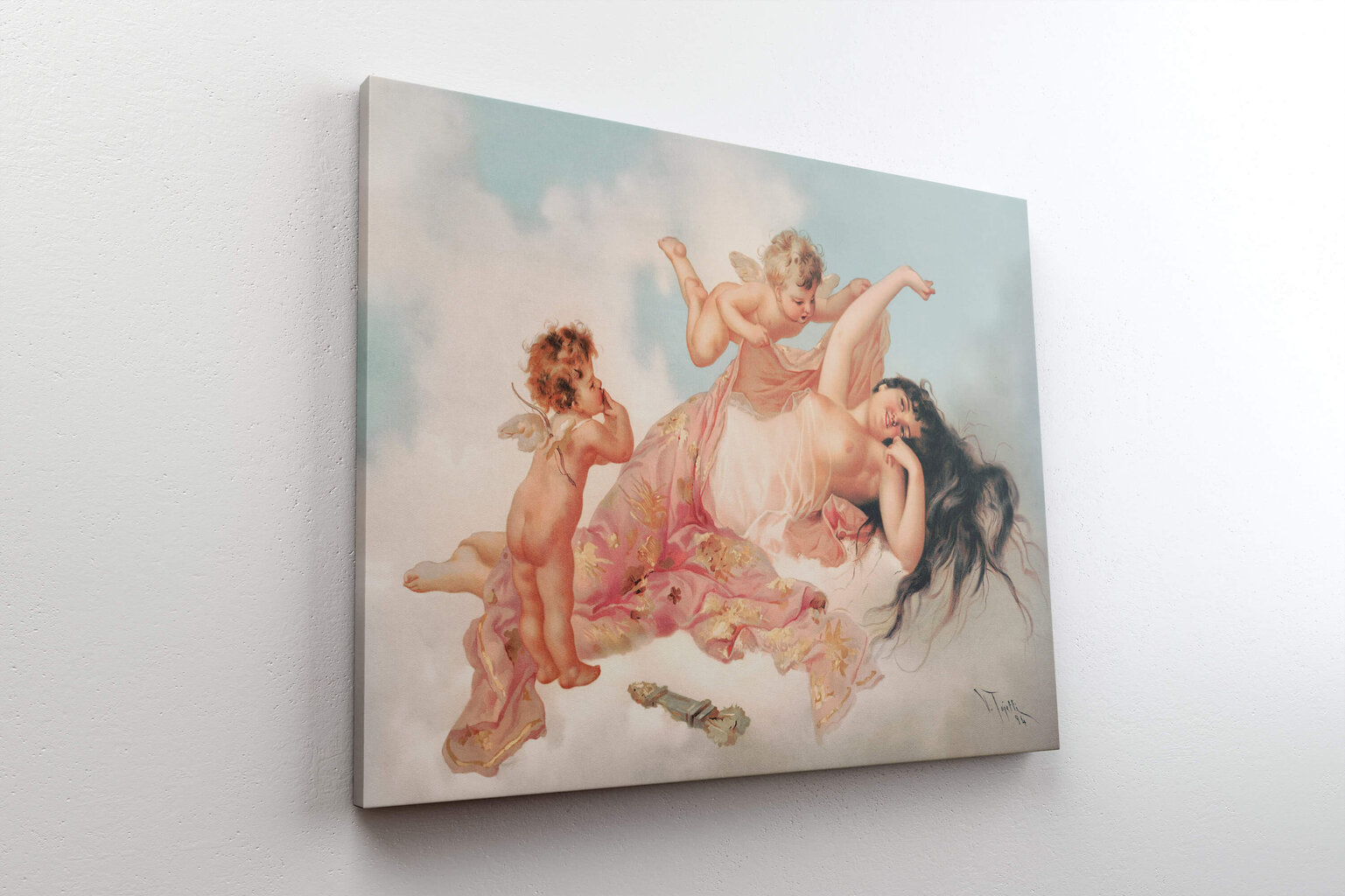 Reprodukcija Sensual nude portrait, Awakening of love (1894), 40x60 cm kaina ir informacija | Reprodukcijos, paveikslai | pigu.lt