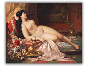 Reprodukcija Sensual Nude Portrait. Sleeping Beauty (1873), 100x70 cm kaina ir informacija | Reprodukcijos, paveikslai | pigu.lt