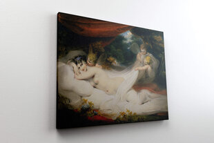 Reprodukcija Nymph and Cupids (Richard Westall), 40x35 cm kaina ir informacija | Reprodukcijos, paveikslai | pigu.lt