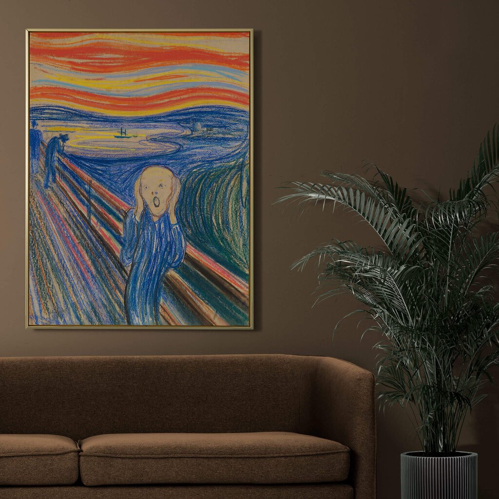 Reprodukcija The Scream (Edvard Munch), 40x35 cm kaina ir informacija | Reprodukcijos, paveikslai | pigu.lt