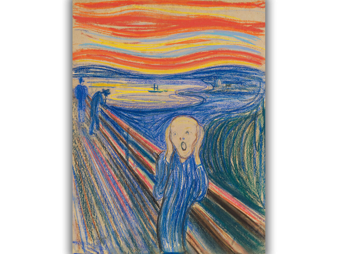 Reprodukcija The Scream (Edvard Munch), 80x65 cm kaina ir informacija | Reprodukcijos, paveikslai | pigu.lt