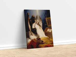Reprodukcija The Angel of Death (Emile Jean-Horace Vernet), 40x35 cm kaina ir informacija | Reprodukcijos, paveikslai | pigu.lt