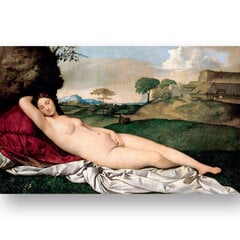 Репродукция Спящая Венера (Джорджоне), 100x60 см цена и информация | Репродукции, картины | pigu.lt