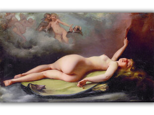 Reprodukcija Reclining Nude (Luis Ricardo Falero), 60x30 cm kaina ir informacija | Reprodukcijos, paveikslai | pigu.lt