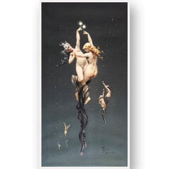 Reprodukcija Twin Stars (Luis Ricardo Falero), 80x40 cm kaina ir informacija | Reprodukcijos, paveikslai | pigu.lt