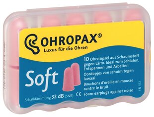 5pack EaroPax мягкие затычки для ушей, изготовленные из пены 5x 10 штук цена и информация | Ватная продукция, влажные салфетки | pigu.lt