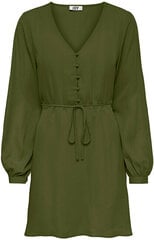 Женское платье JDYHERMINE Regular Fit 15248869 Dark Olive цена и информация | Платья | pigu.lt