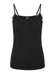 Майка женская PCKATE Regular Fit 17087739 Черный цена и информация | Женские блузки, рубашки | pigu.lt