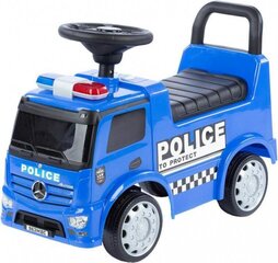 Paspiriamas automobilis Mercedes-Benz Police (blue) (657) 4619 kaina ir informacija | Žaislai kūdikiams | pigu.lt