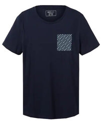 Marškinėliai vyrams Tom Tailor 1033025, mėlyni kaina ir informacija | Vyriški marškinėliai | pigu.lt
