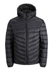 Vyriška striukė Jack&Jones 12214531, juoda kaina ir informacija | Vyriškos striukės | pigu.lt