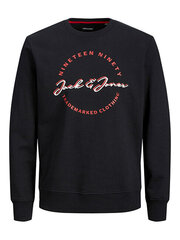 Džemperis vyrams Jack&Jones Regular Fit 12219010, juodas kaina ir informacija | Džemperiai vyrams | pigu.lt