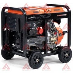 Dyzelinis elektros generatorius Daewoo DDAE 9000DXE-3, 6.3kW kaina ir informacija | Elektros generatoriai | pigu.lt