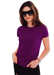 Marškinėliai moterims Edoti SLR001 violetinė kaina ir informacija | Marškinėliai moterims | pigu.lt
