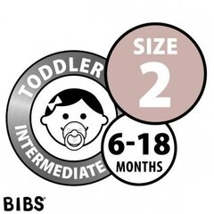 Čiulptukai Bibs, 2 vnt., Khaki/Dusty Blue, 6-18 mėn. kaina ir informacija | Čiulptukai | pigu.lt