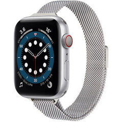 Ремешок 4wrist для Apple Watch - серебристый 42/44/45 мм цена и информация | Аксессуары для смарт-часов и браслетов | pigu.lt