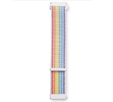 4wrist Watch Band Pastel Rainbow kaina ir informacija | Išmaniųjų laikrodžių ir apyrankių priedai | pigu.lt