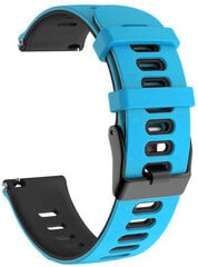 4wrist Watch Band Sky/Black kaina ir informacija | Išmaniųjų laikrodžių ir apyrankių priedai | pigu.lt