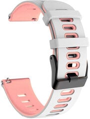 4wrist Watch Band White/Pink kaina ir informacija | Išmaniųjų laikrodžių ir apyrankių priedai | pigu.lt