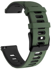 4wrist Watch Band Green/Black kaina ir informacija | Išmaniųjų laikrodžių ir apyrankių priedai | pigu.lt