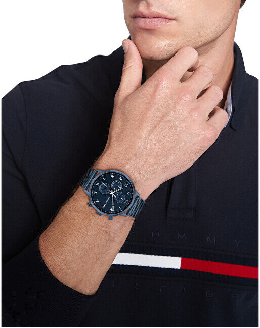 Laikrodis vyrams Tommy Hilfiger Leonardas 1791990 m kaina ir informacija | Vyriški laikrodžiai | pigu.lt