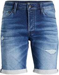 Мужские шорты JJICON Regular Fit 12182944 Blue Denim цена и информация | Мужские шорты | pigu.lt