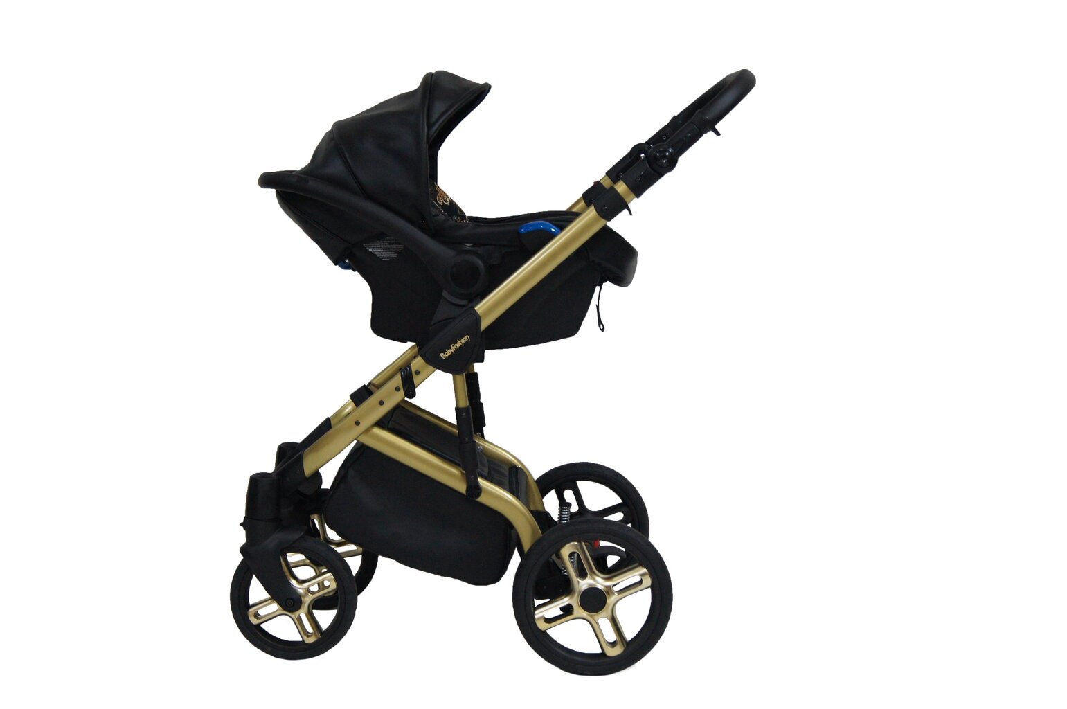 Stilo universalus vežimėlis Baby Fashion 3in1, black kaina ir informacija | Vežimėliai | pigu.lt