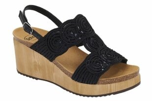 Basutės moterims Scholl Sandal, juodos цена и информация | Женские босоножки | pigu.lt