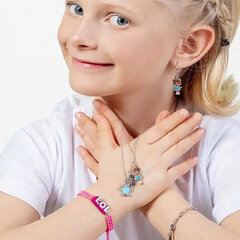Розовый текстильный браслет для девочки LOL Logo L3011STLOL цена и информация | Аксессуары для детей | pigu.lt