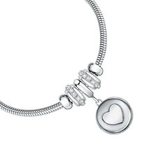 Morellato Красивый стальной браслет Heart Drops SCZ1255 цена и информация | Женские браслеты | pigu.lt