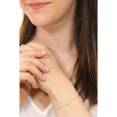 Amen Романтический позолоченный браслет со связанными сердцами BRCUCUG3 цена и информация | Женские браслеты | pigu.lt