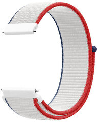 4wrist Watch Band White/Red kaina ir informacija | Išmaniųjų laikrodžių ir apyrankių priedai | pigu.lt