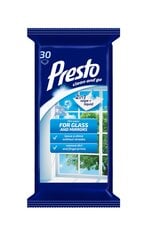 Drėgnos servetėlės Presto Clean langams, 30vnt kaina ir informacija | Presto Virtuvės, buities, apyvokos prekės | pigu.lt