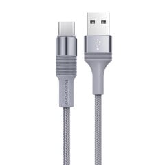 Кабель Borofone BX21 Outstanding - USB to type C - 3 А, 1 метр цена и информация | Кабели для телефонов | pigu.lt