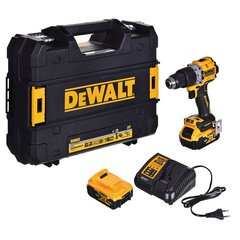 Akumuliatorinis gręžtuvas DCD805P2T, be šepetėlių, 18 V / 5,0 Ah, DeWalt kaina ir informacija | Suktuvai, gręžtuvai | pigu.lt