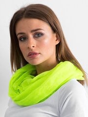 Желтый флуоресцентный шарф. цена и информация | Женские шарфы, платки | pigu.lt