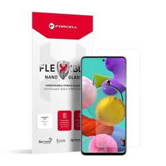 Защитная пленка для экрана с олеофобным покрытием 9H Forcell Flexible Nano Glass для Samsung Galaxy A51 цена и информация | Google Pixel 3a - 3mk FlexibleGlass Lite™ защитная пленка для экрана | pigu.lt