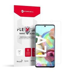 Защитная пленка для экрана с олеофобным покрытием 9H Forcell Flexible Nano Glass для Samsung Galaxy A71 цена и информация | Google Pixel 3a - 3mk FlexibleGlass Lite™ защитная пленка для экрана | pigu.lt