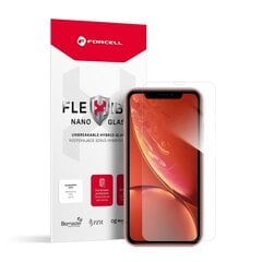 Защитная пленка для экрана с олеофобным покрытием 9H Forcell Flexible Nano Glass для Iphone Xr/11 6,1" цена и информация | Защитные пленки для телефонов | pigu.lt